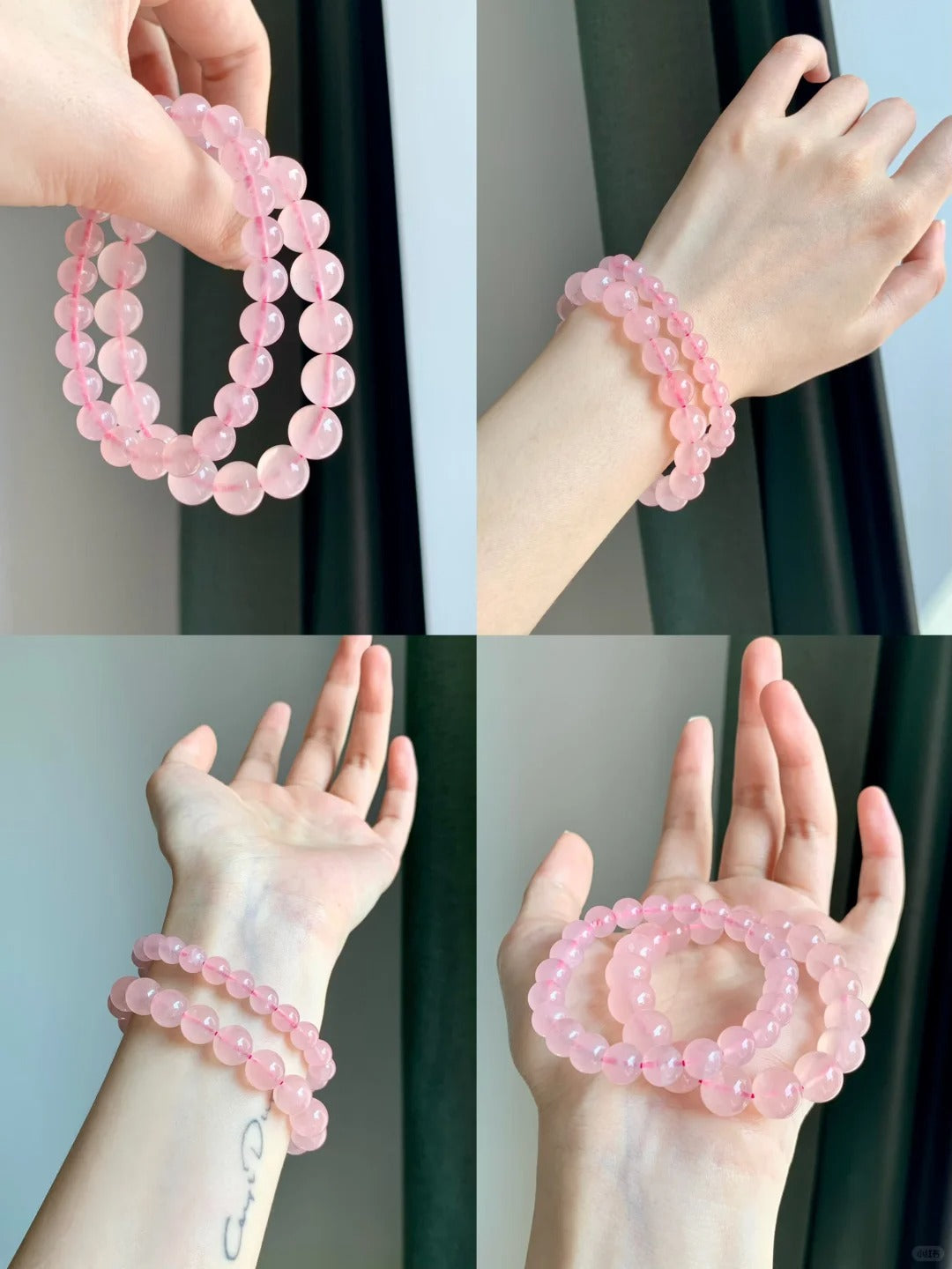 Rose Quartz Crystal Bracelet – Love, Emotional Healing & Heart Chakra Stone