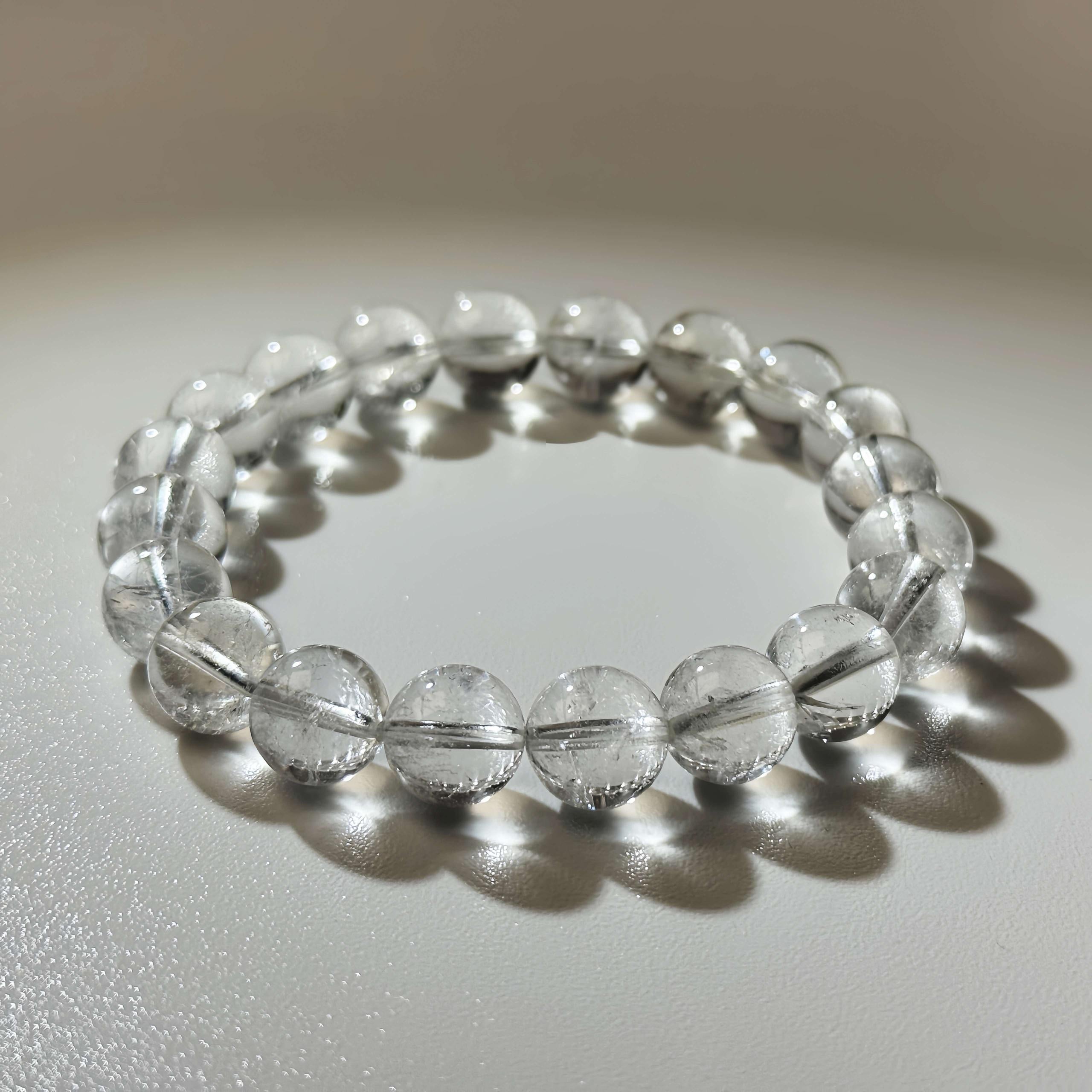 Clear Quartz Crystal Bracelet – Energy Amplification & Chakra Balancing Jewelry