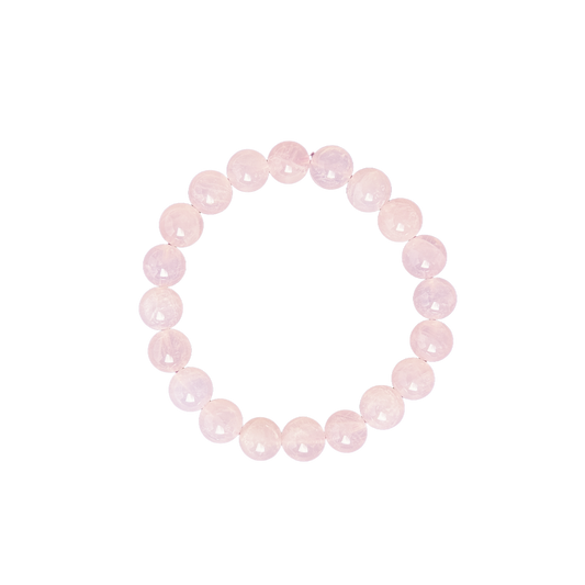 Rose Quartz Crystal Bracelet – Love, Emotional Healing & Heart Chakra Stone