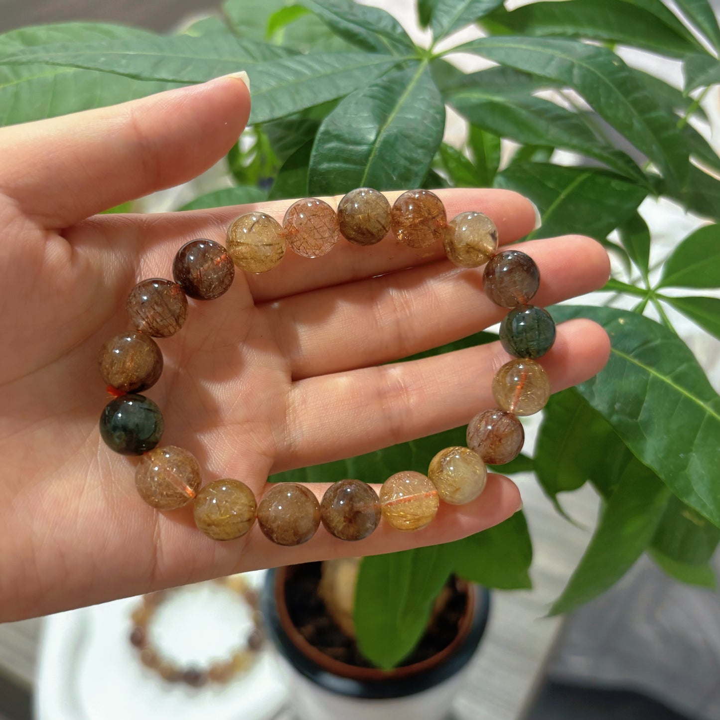 Multi-Rutile Quartz Bracelet – Balance Your Energy & Emotions