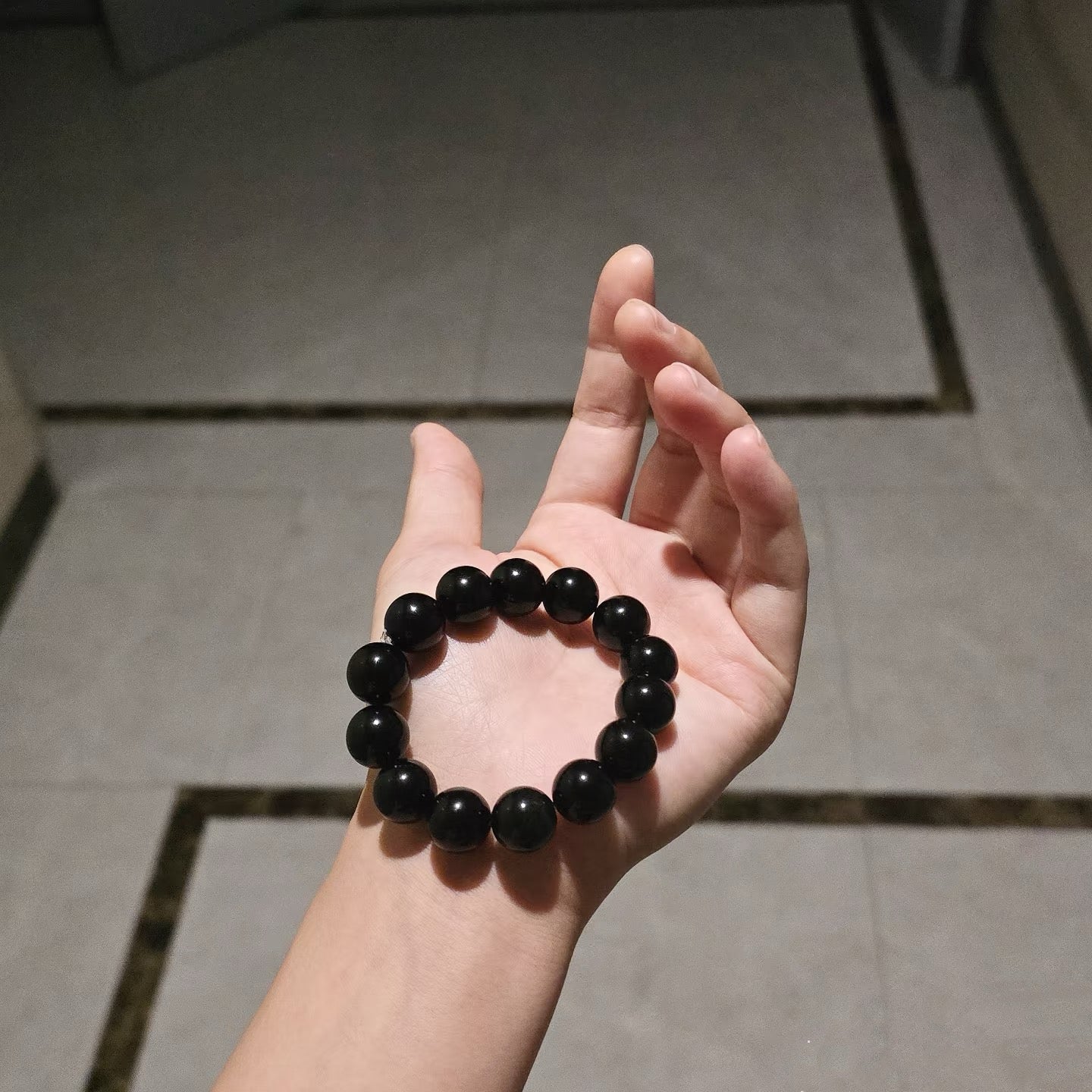 Black Obsidian Protection Bracelet – Shielding Energy & Emotional Grounding Crystal